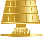 Autoconsumo solar en Mallorca Tot-sol | placa solar icono oro