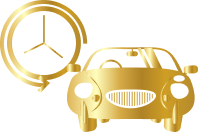 cargador de coche en Mallorca Tot-sol autonomía | coche con reloj icono oro